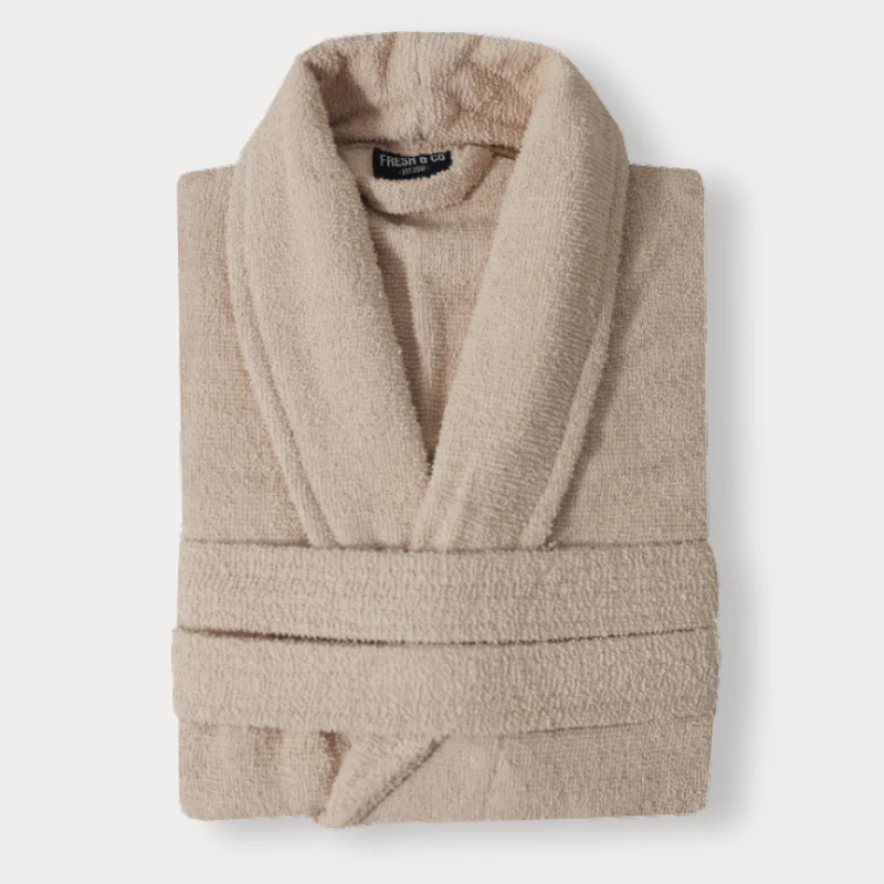 Luxe Badjas Bouclé - Beige - Image 2