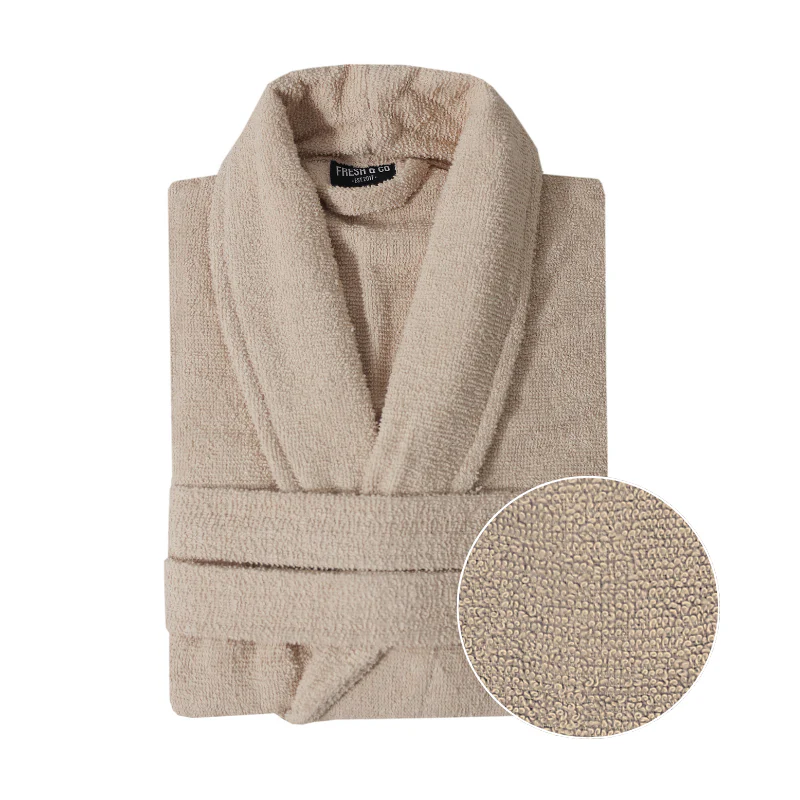 Luxe Badjas Bouclé - Beige - Image 9