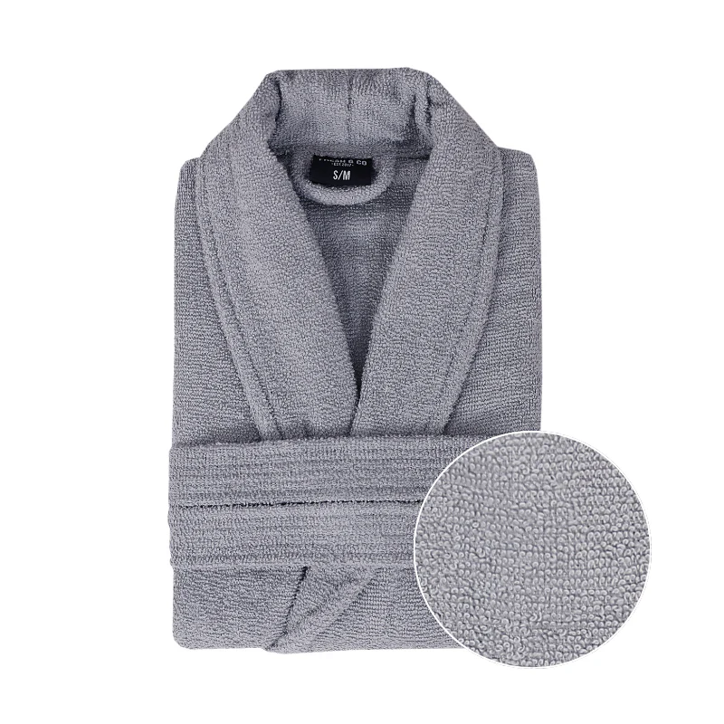 Luxe Badjas Bouclé - Grijs - Image 9