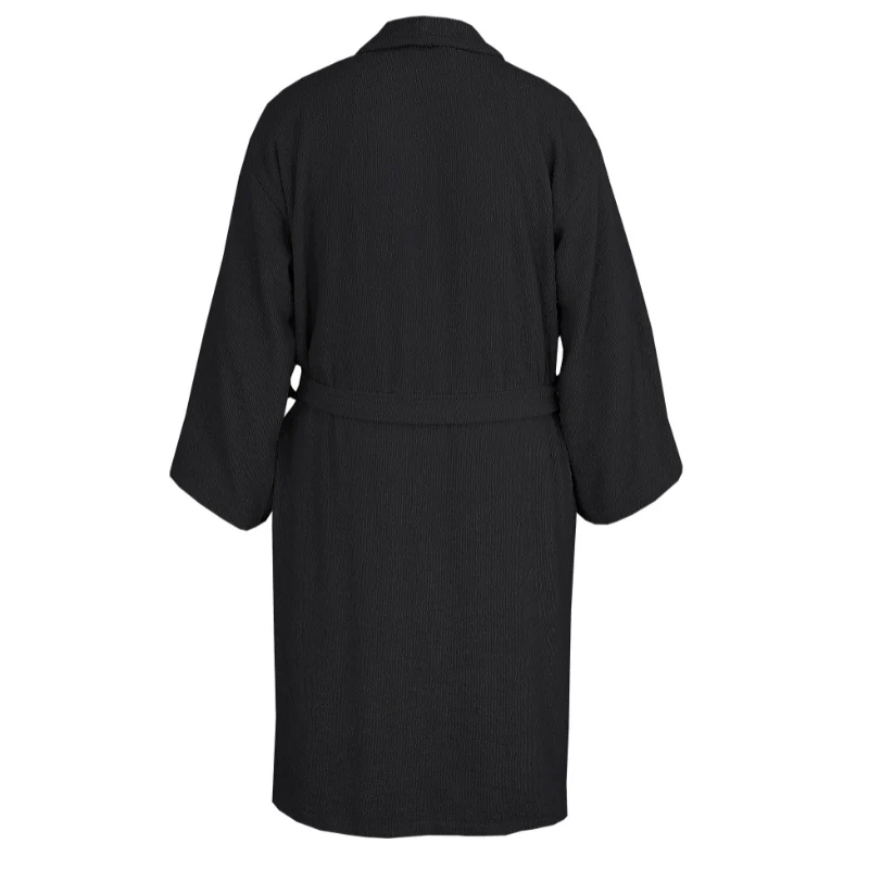 Luxe Badjas Bouclé - Zwart - Image 8