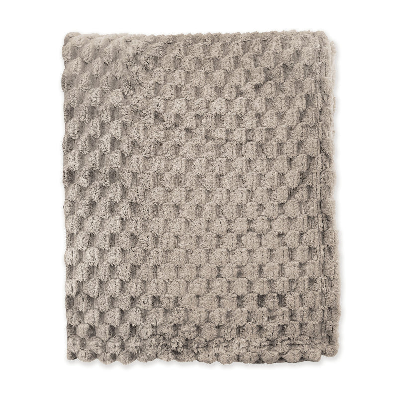 Bedsprei Fluffy Dots - Taupe - Image 2
