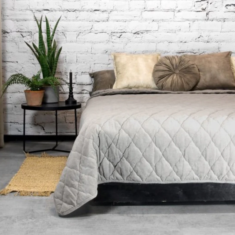 Bedsprei Jenny - Grijs