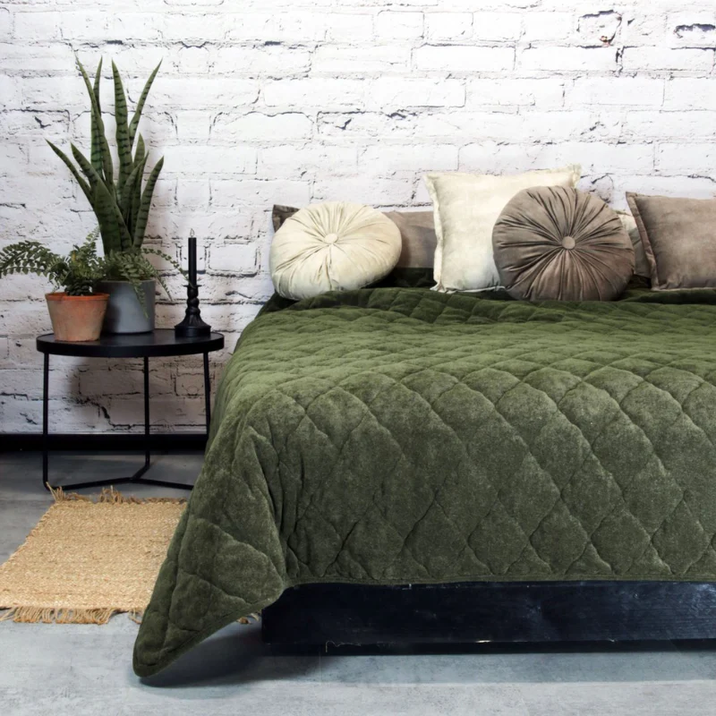 Bedsprei Jenny - Groen