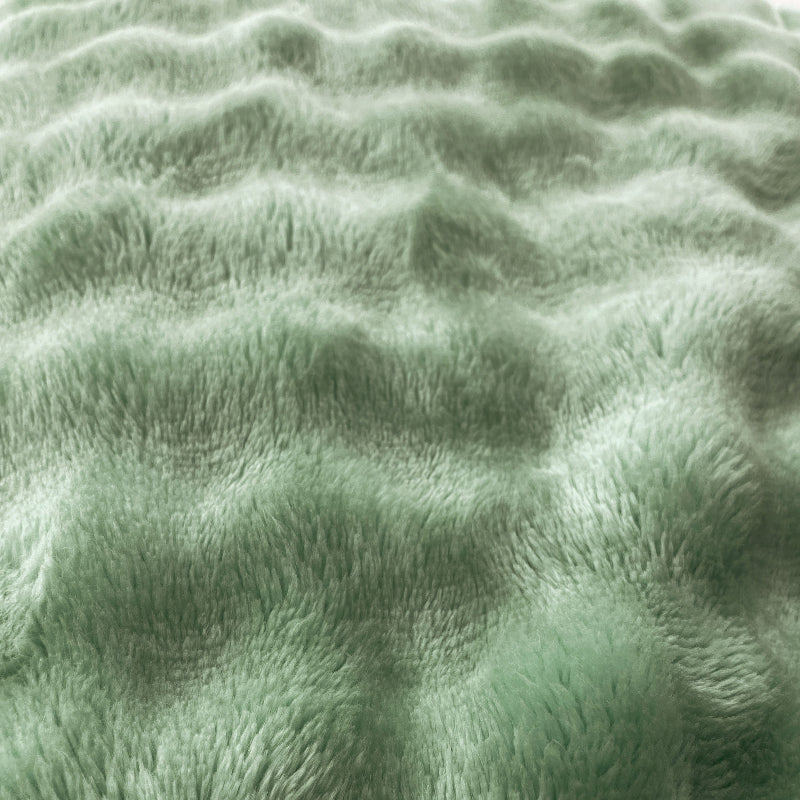 Bedsprei Ribbed Comfort -Olijfgroen - Image 2