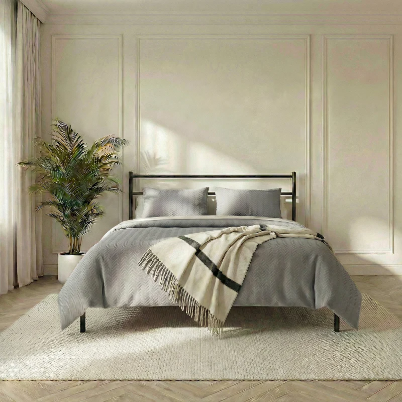 Bedsprei Rope - Zilver