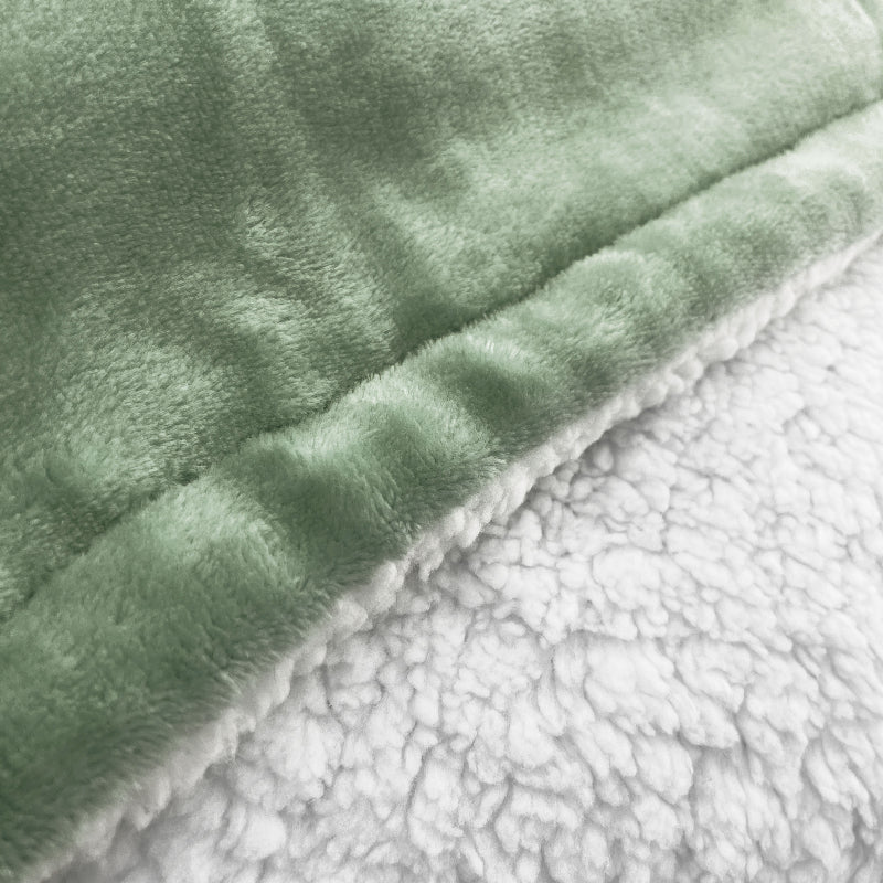 Bedsprei Snowy Hug - Olijfgroen - Image 3