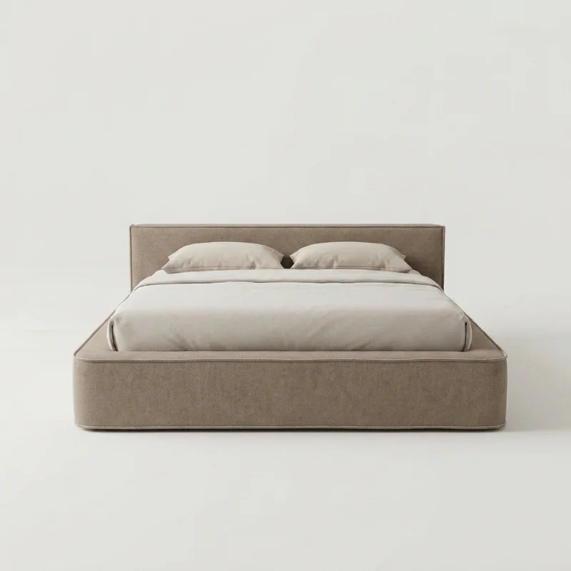Boxspring met Opbergruimte Amour Tranquility - Velvet - Taupe - Image 4