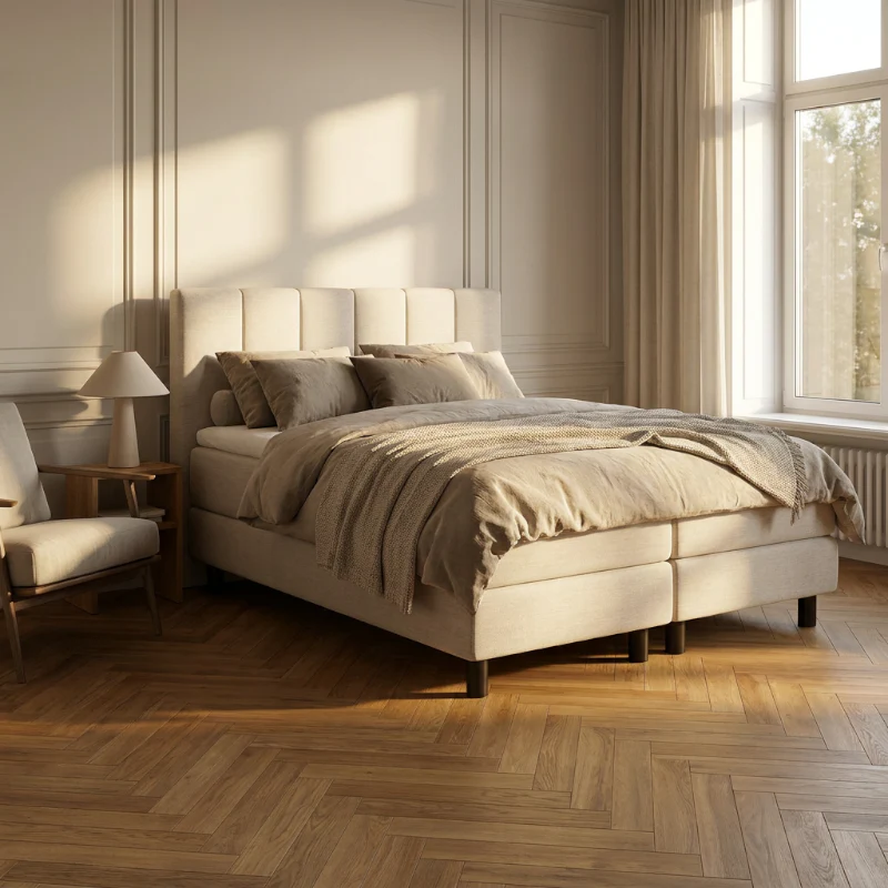 Boxspring Hotel - Wide - Beige - Image 2