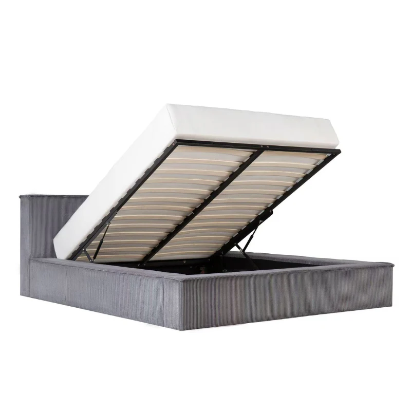 Boxspring met Opbergruimte Amour Cosy - Antraciet - Image 6