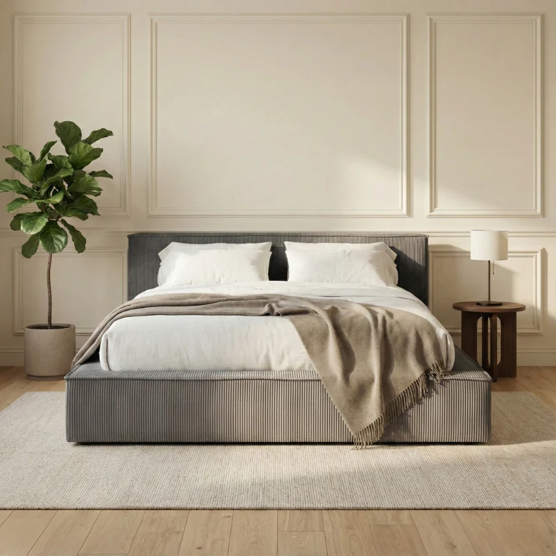 Boxspring met Opbergruimte Amour Cosy - Antraciet - Image 8