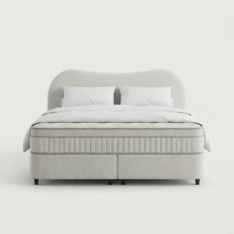 Boxspring met Opbergruimte - Arcus - Off-White - Image 5
