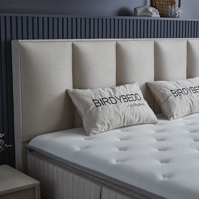 Boxspring met opbergruimte Birdybedd - Beige - Image 7