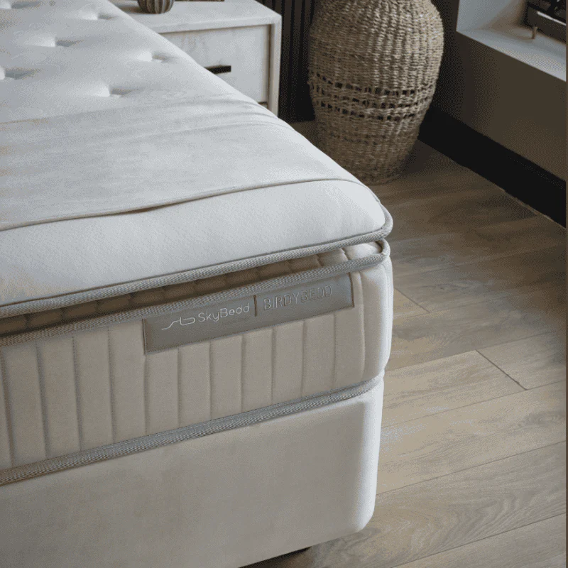 Boxspring met opbergruimte Birdybedd - Beige - Image 9