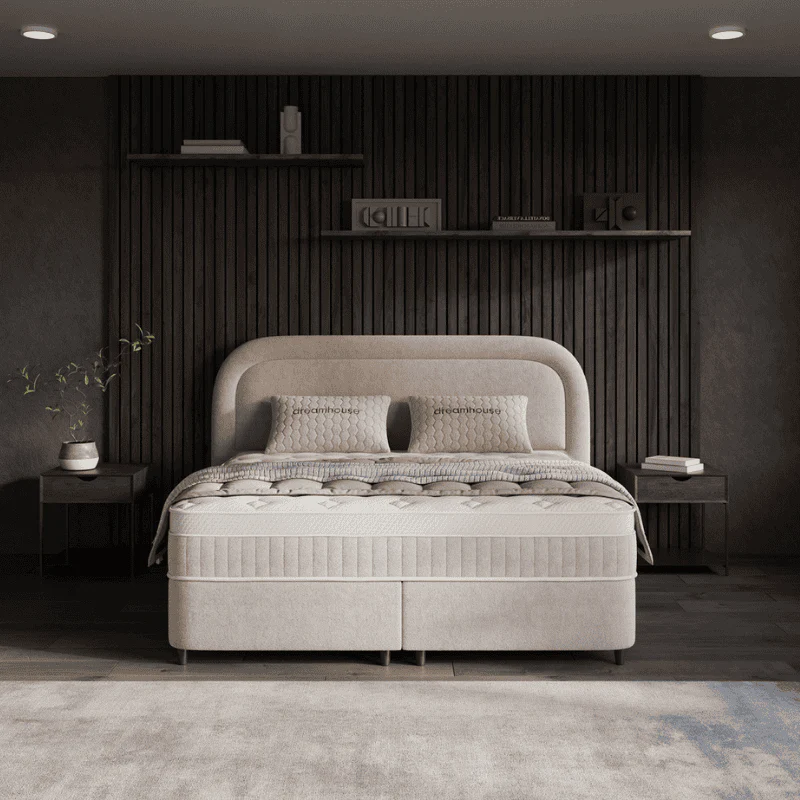 Boxspring met Opbergruimte - Essence - Beige - Image 2