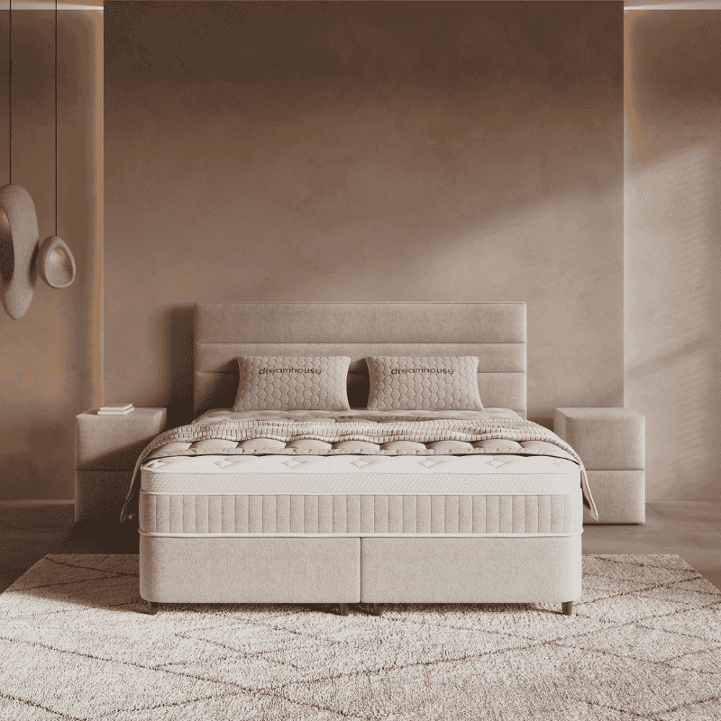 Boxspring met Opbergruimte - Horizon - Beige - Image 5