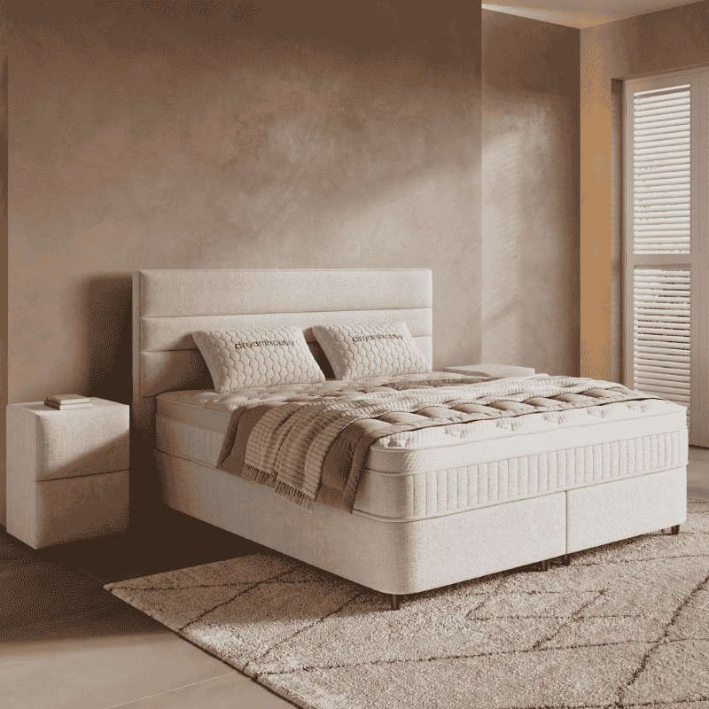 Boxspring met Opbergruimte - Horizon - Off-White - Image 9