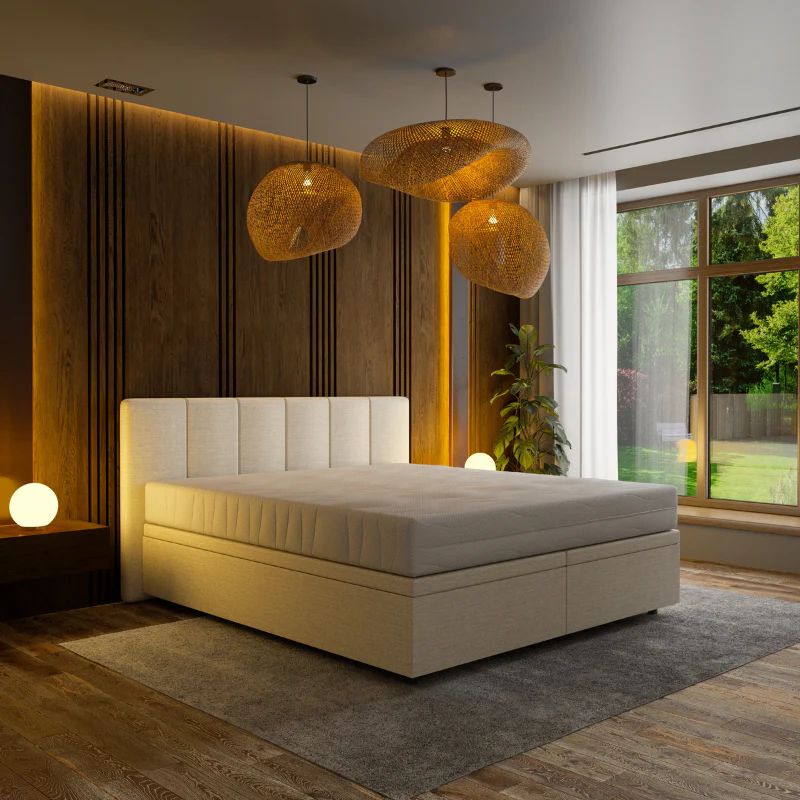 Boxspring met Opbergruimte Hotel Royal - Beige - Image 2