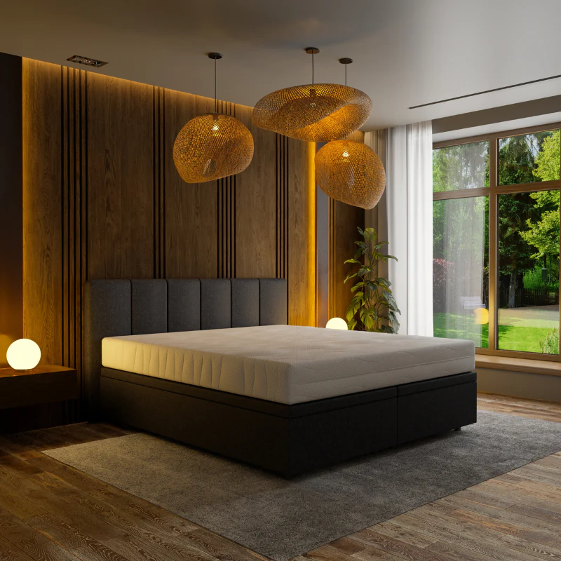 Boxspring met Opbergruimte Hotel Royal - Zwart - Image 3