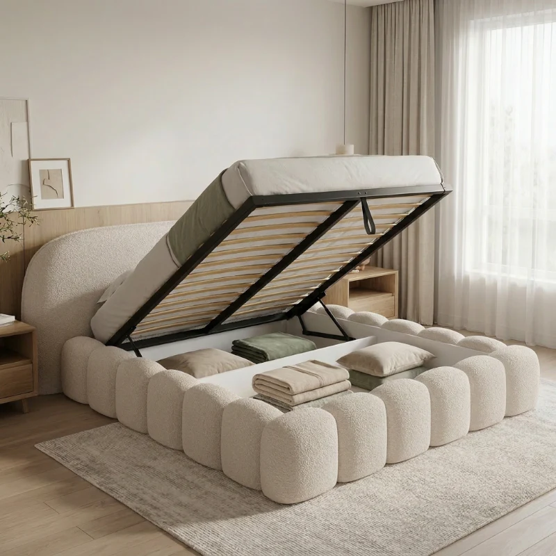 Boxspring met Opbergruimte Signature - Beige - Image 2