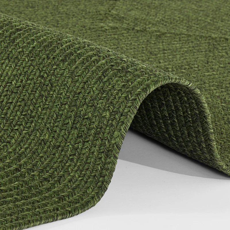 Jute Buitenkleed Braids - Groen - Image 4