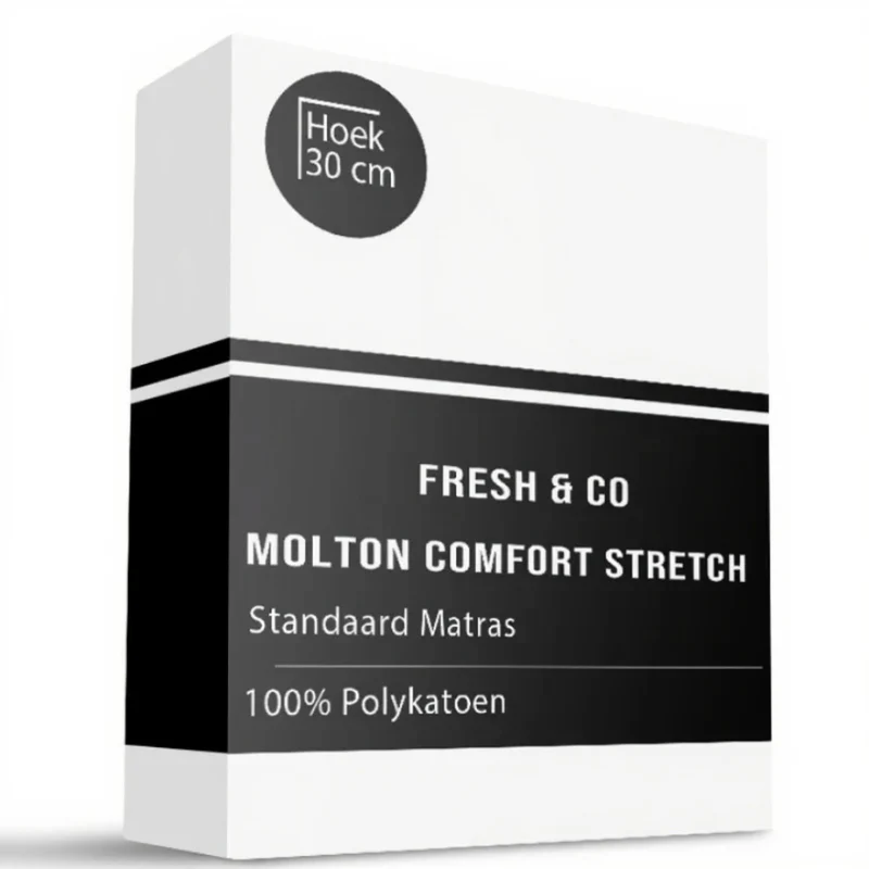 Molton Hoeslaken Comfort Stretch - Standaard Matras