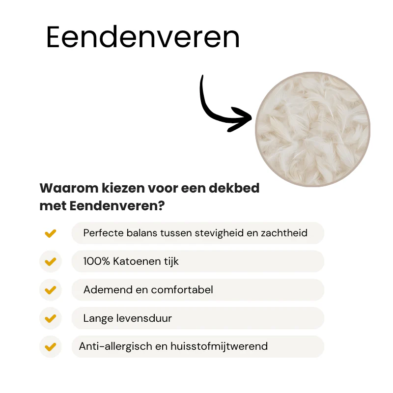Dekbed Dons - 85% Eendenveren - 4 Seizoenen - Image 3