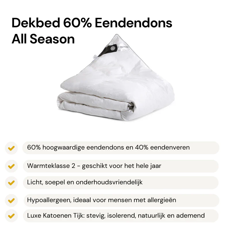 Dekbed Dons - 60% Eendendons - All Season - Image 2