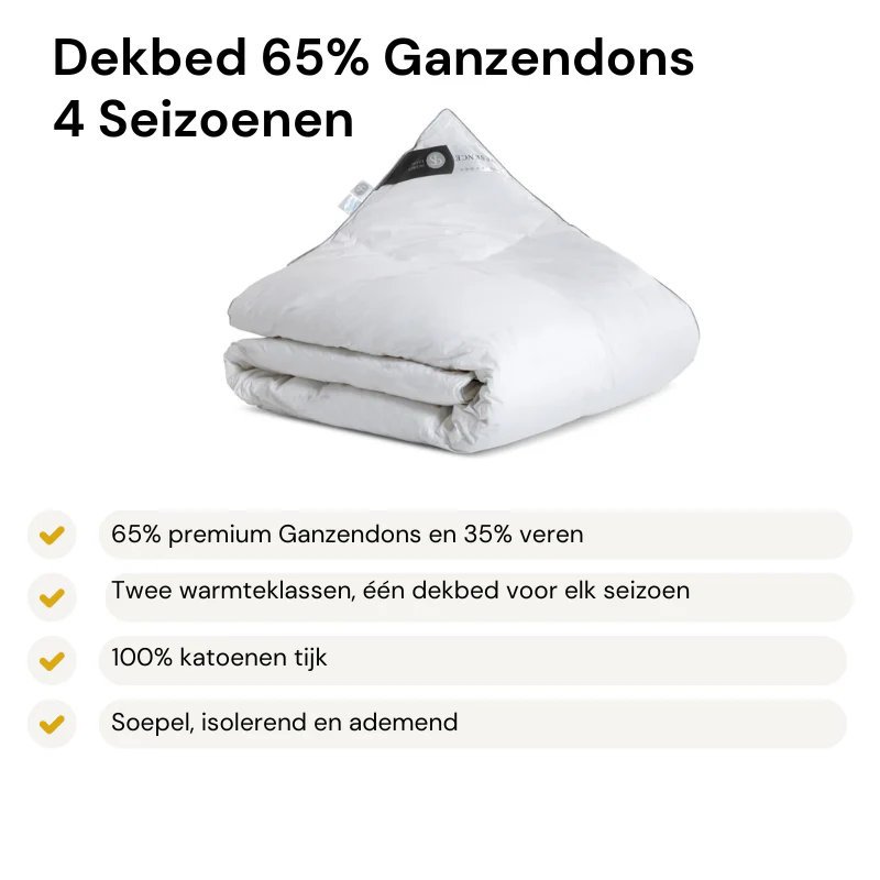 Dekbed Dons - 65% Ganzendons - 4 Seizoenen - Image 2