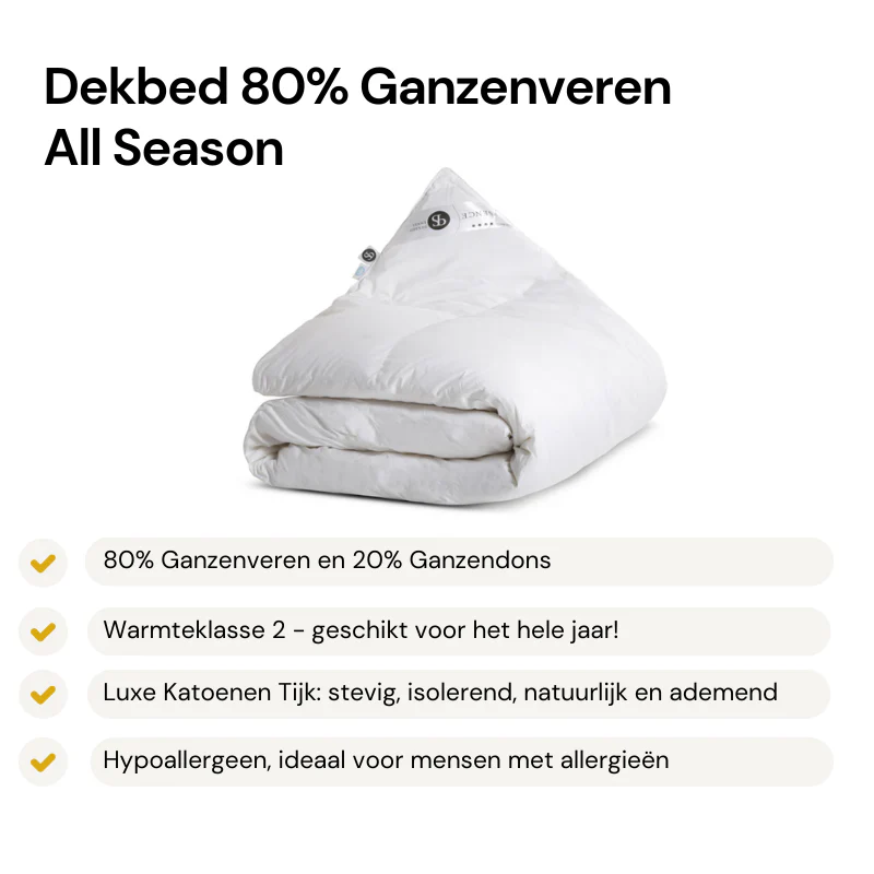 Dekbed Dons - 80% Ganzenveren - All Season - Image 2