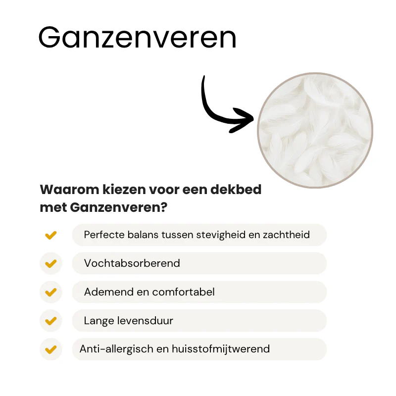 Dekbed Dons - 80% Ganzenveren - All Season - Image 3