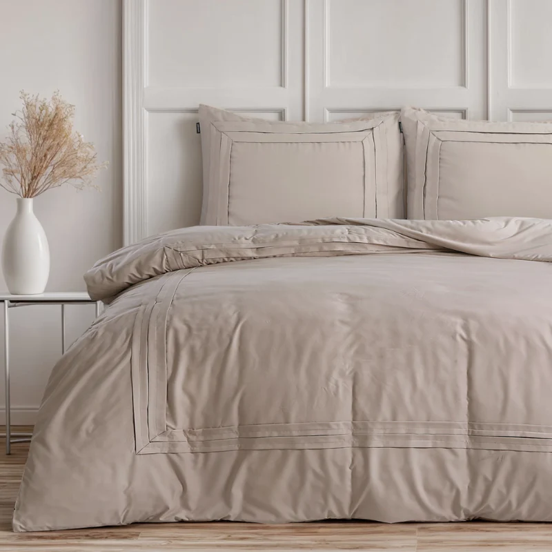Dekbedovertek Tailored  - Taupe - Image 3