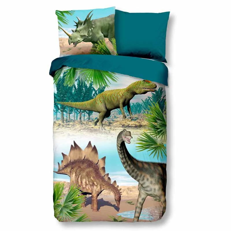 Dekbedovertrek Katoen - Dino
