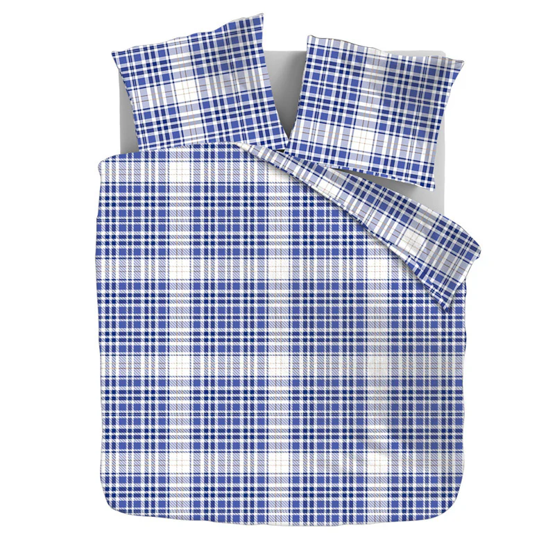 Dekbedovertrek Katoen-Flanel - Squares - Image 2