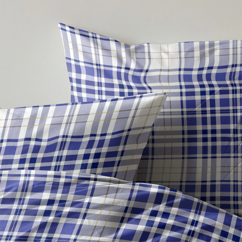 Dekbedovertrek Katoen-Flanel - Squares - Image 3