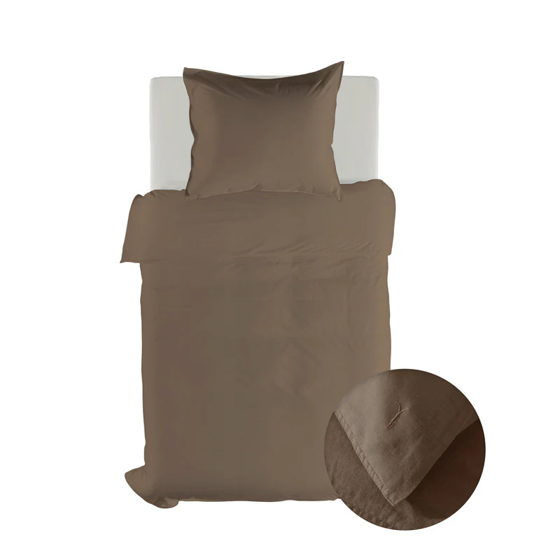 Dekbedovertrek Linnen - Plaza Taupe - Image 3