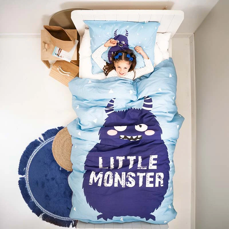 Dekbedovertrek Katoen - Little Monster - Image 2