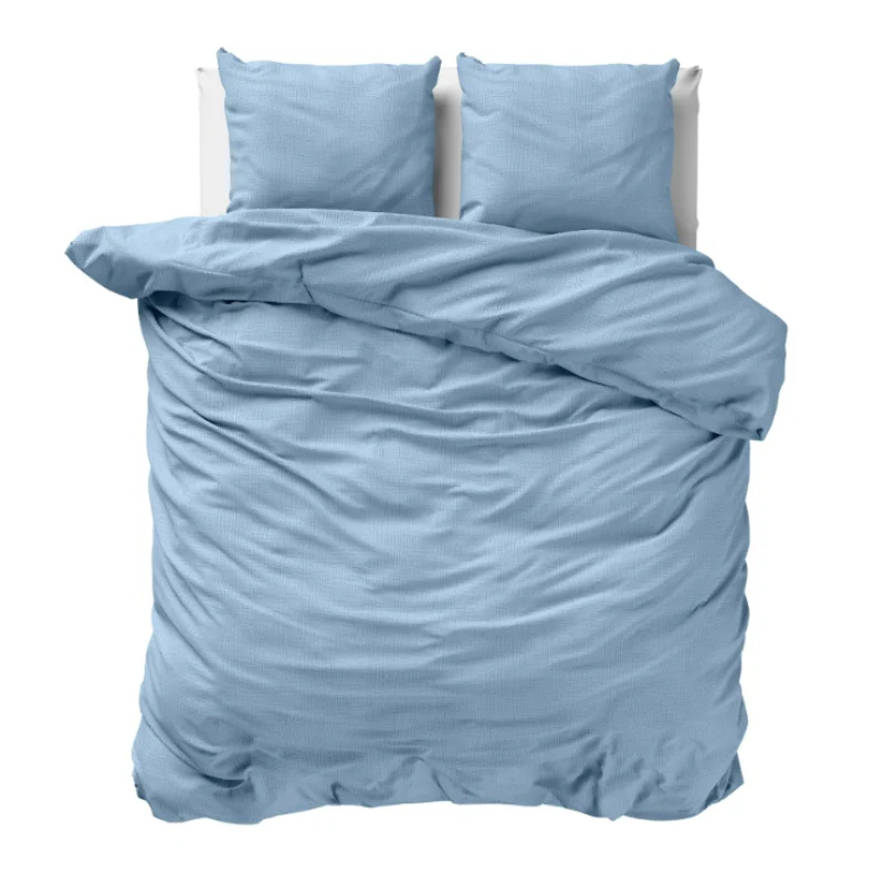 Dekbedovertrek Percale-Katoen - Mousseline - Blauw - Image 5