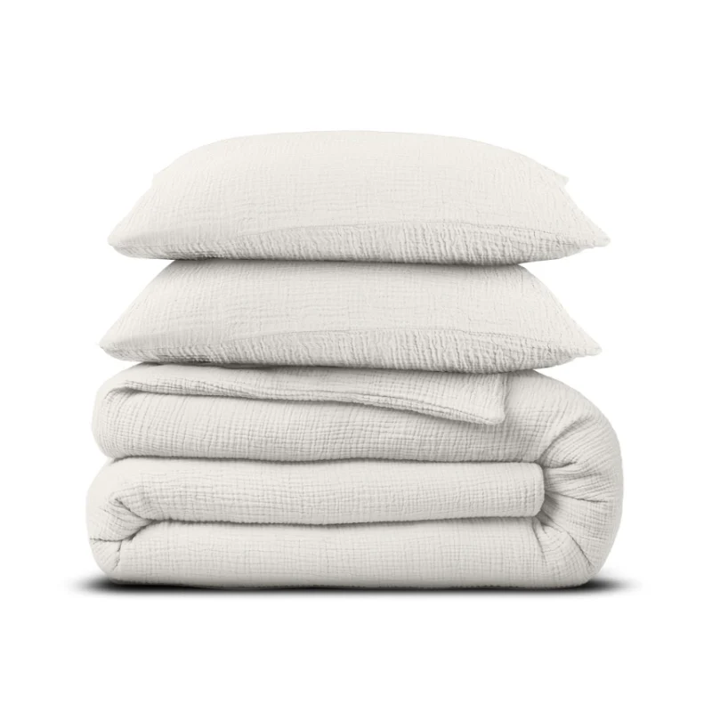 Dekbedovertrek Percale-Katoen Verkoelend - Mousseline - Off White - Image 5
