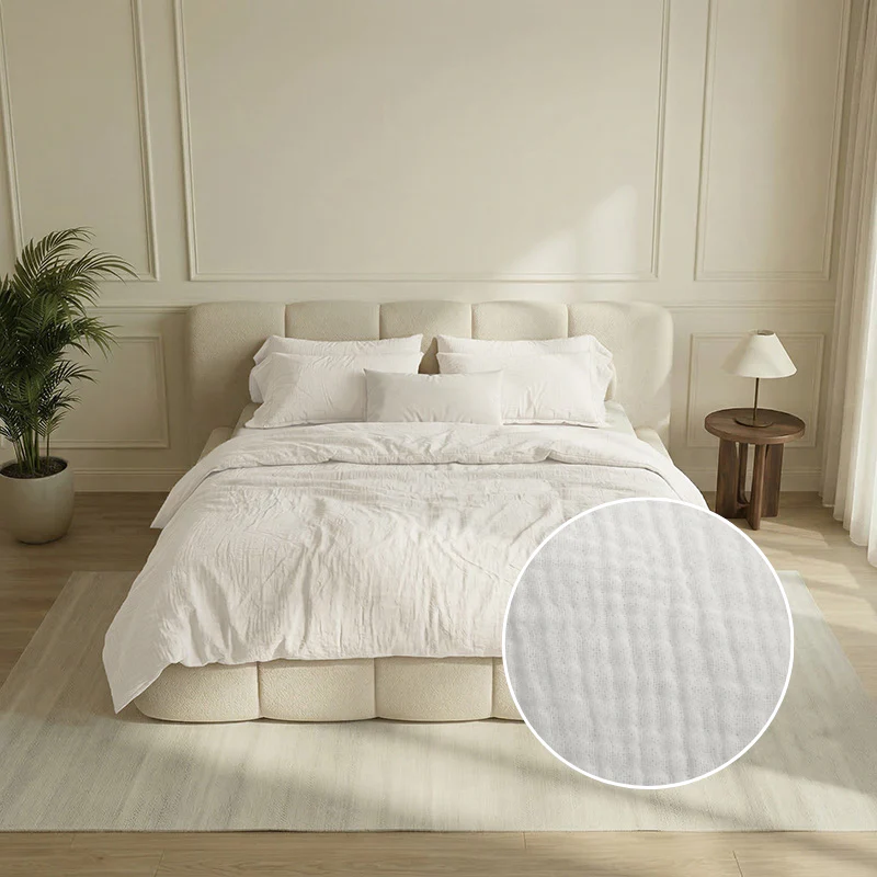 Dekbedovertrek Percale-Katoen Verkoelend - Mousseline - Off White - Image 8