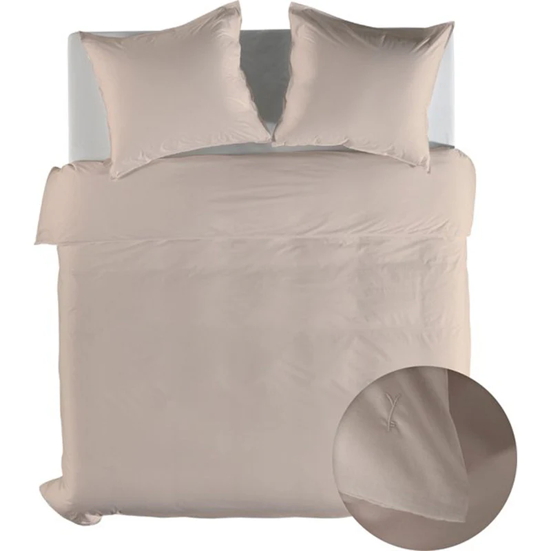 Dekbedovertrek Percale-Katoen - Beige - Image 3