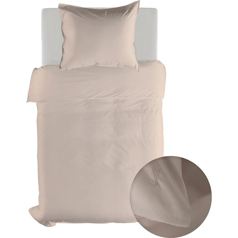 Dekbedovertrek Percale-Katoen - Beige - Image 4