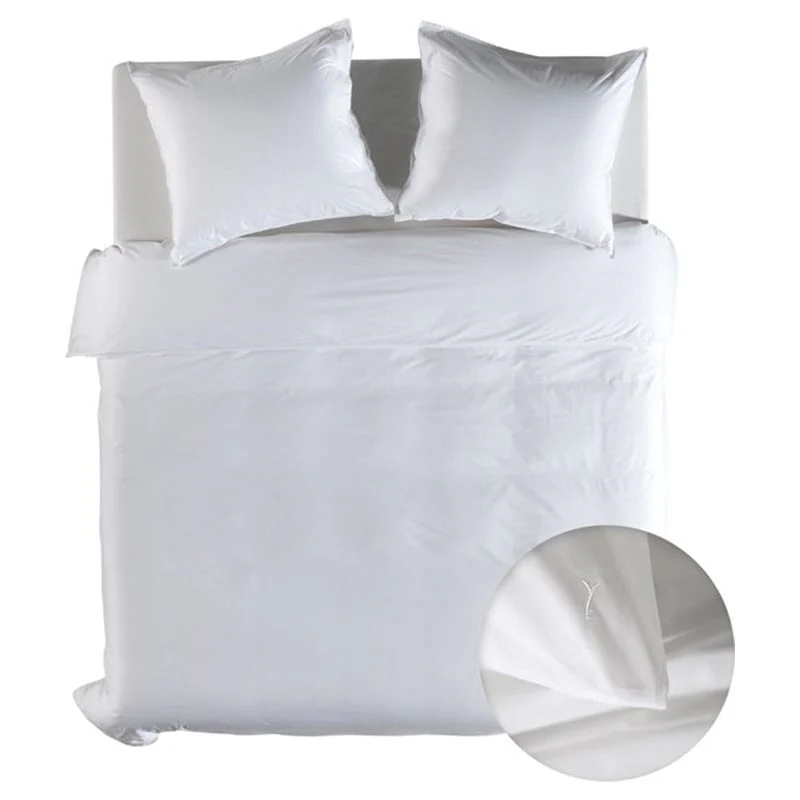 Dekbedovertrek Percale-Katoen - Wit - Image 3