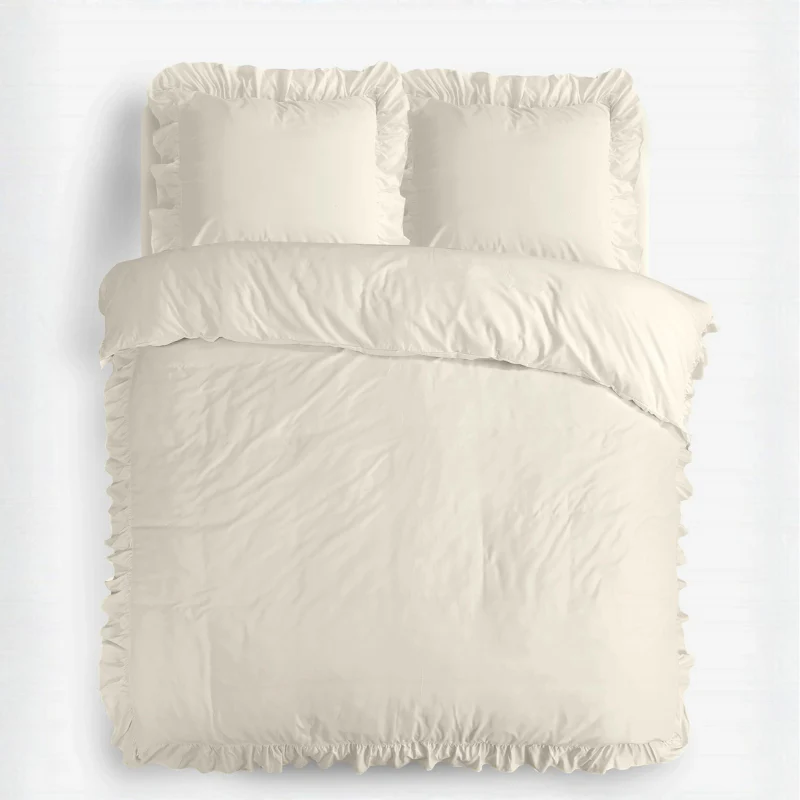 Dekbedovertrek Ruffles - Creme - Image 3