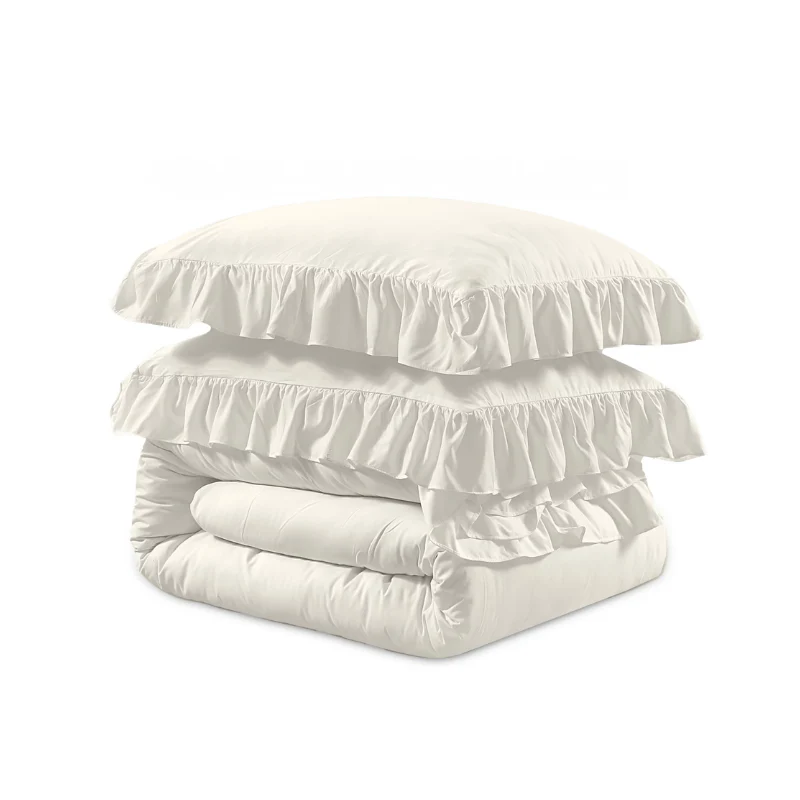 Dekbedovertrek Ruffles - Creme - Image 5