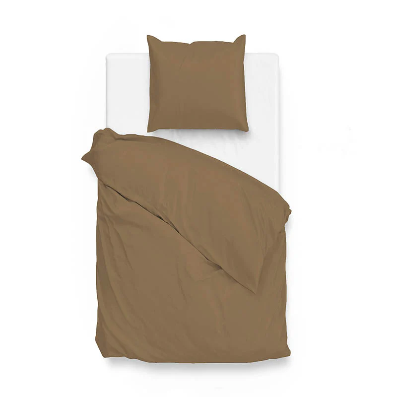 Dekbedovertrek Katoen-Satijn - Satinado - Real Taupe - Image 5