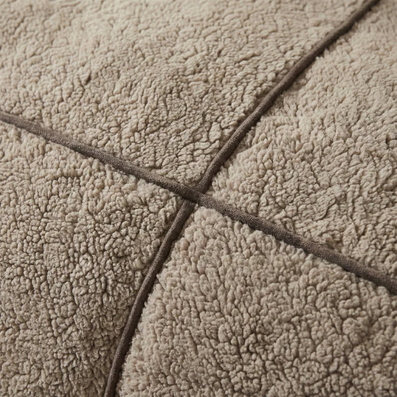 Dekbedovertrek Teddy Trim - Taupe - Image 3