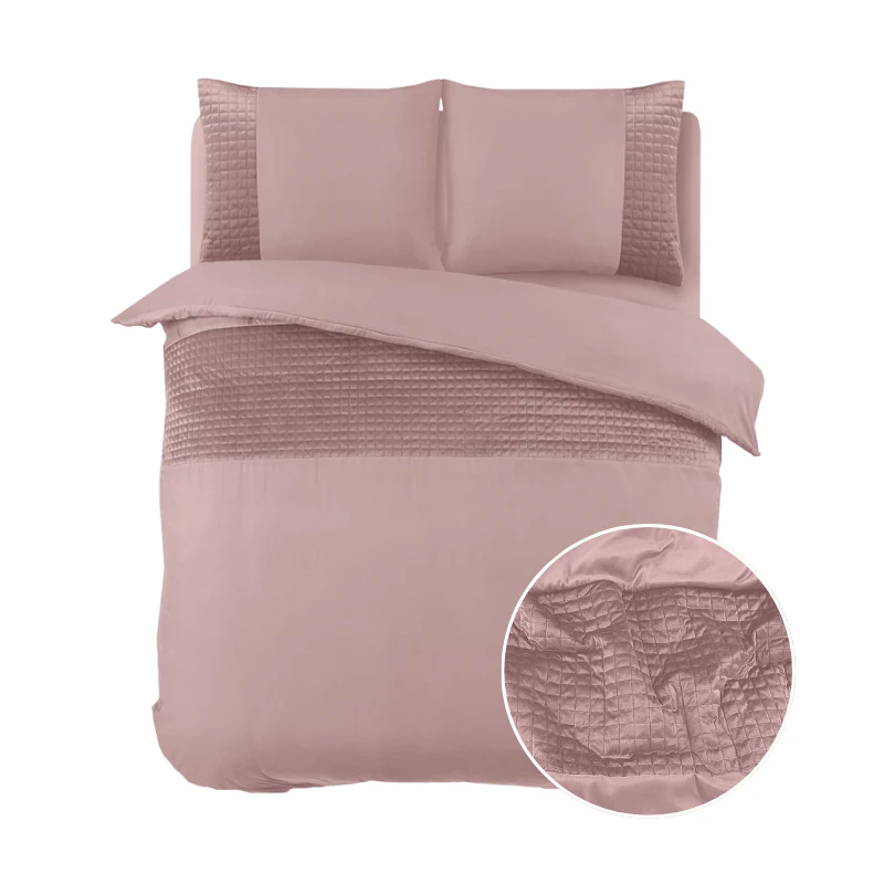 Dekbedovertrek Velvet Band - Roze - Image 4