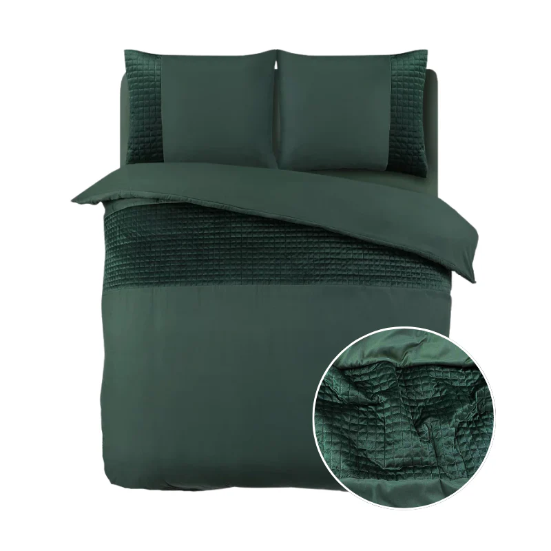 Dekbedovertrek Velvet Band - Groen - Image 3