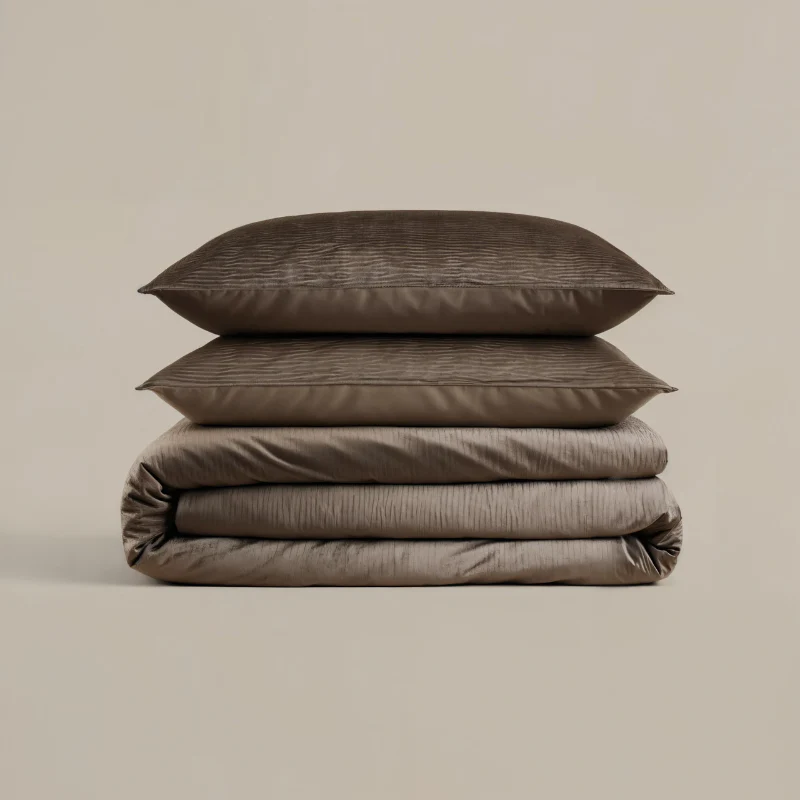 Dekbedovertrek Velvet Cartier - Taupe - Image 6