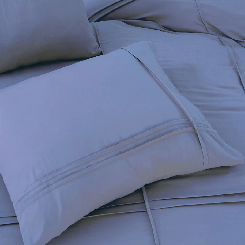 Dekbedovertrek Washed Tufted - Blauw - Image 6